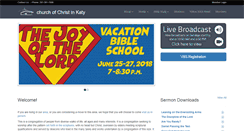 Desktop Screenshot of katychurchofchrist.com